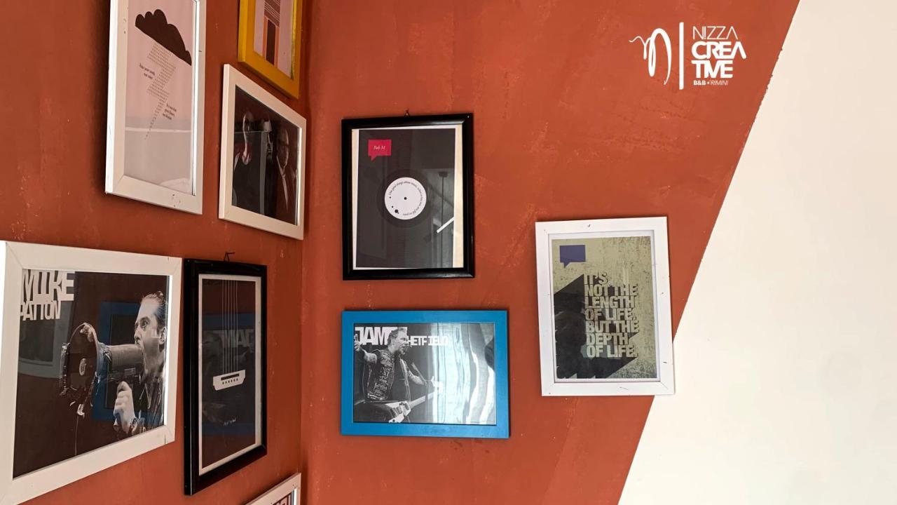Hotel Nizza Creative Hotel Rimini Kültér fotó